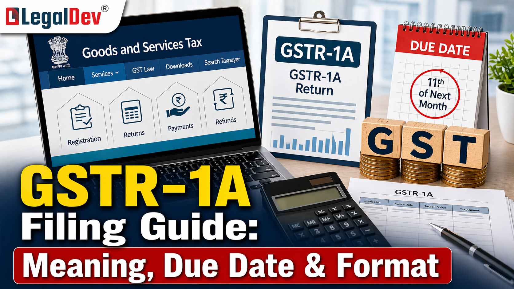 GSTR-1A Filing Guide Meaning, Due Date & Format